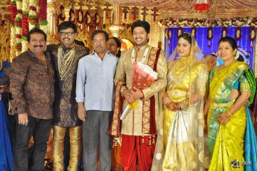 Music Director Koti Son Rajeev Wedding Reception Photos